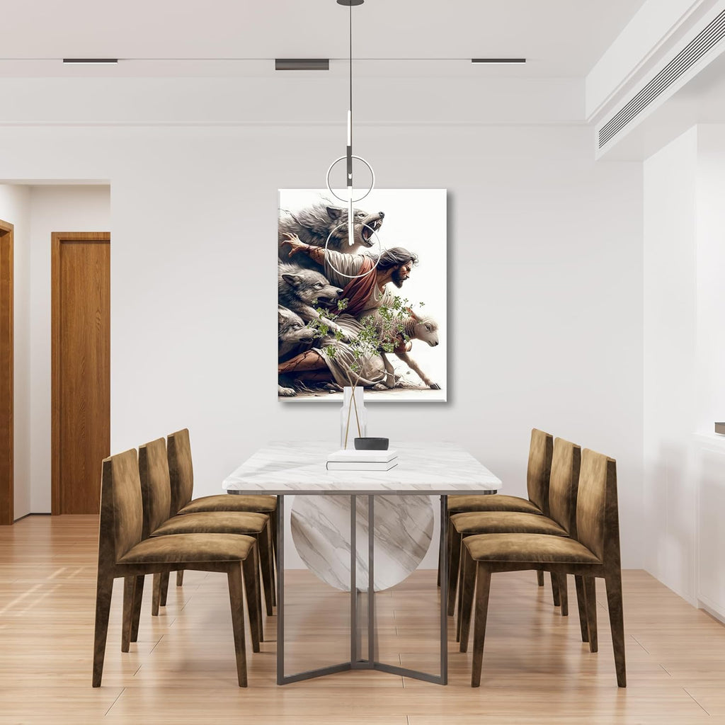 Black Canvas Wall Art — 16" - View 6