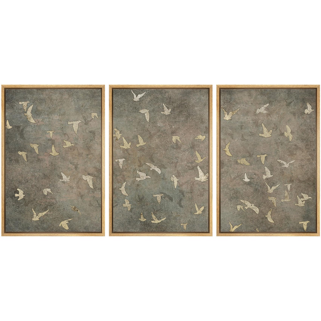 Framed Farmhouse Fabric Wall Art — 24"