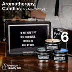 Soy Wax Black Candle Set - View 7