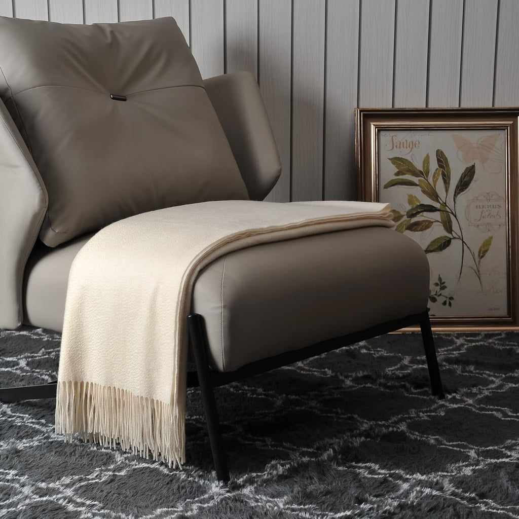 Beige Throw Pillow - View 2