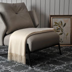 Beige Throw Pillow - View 2