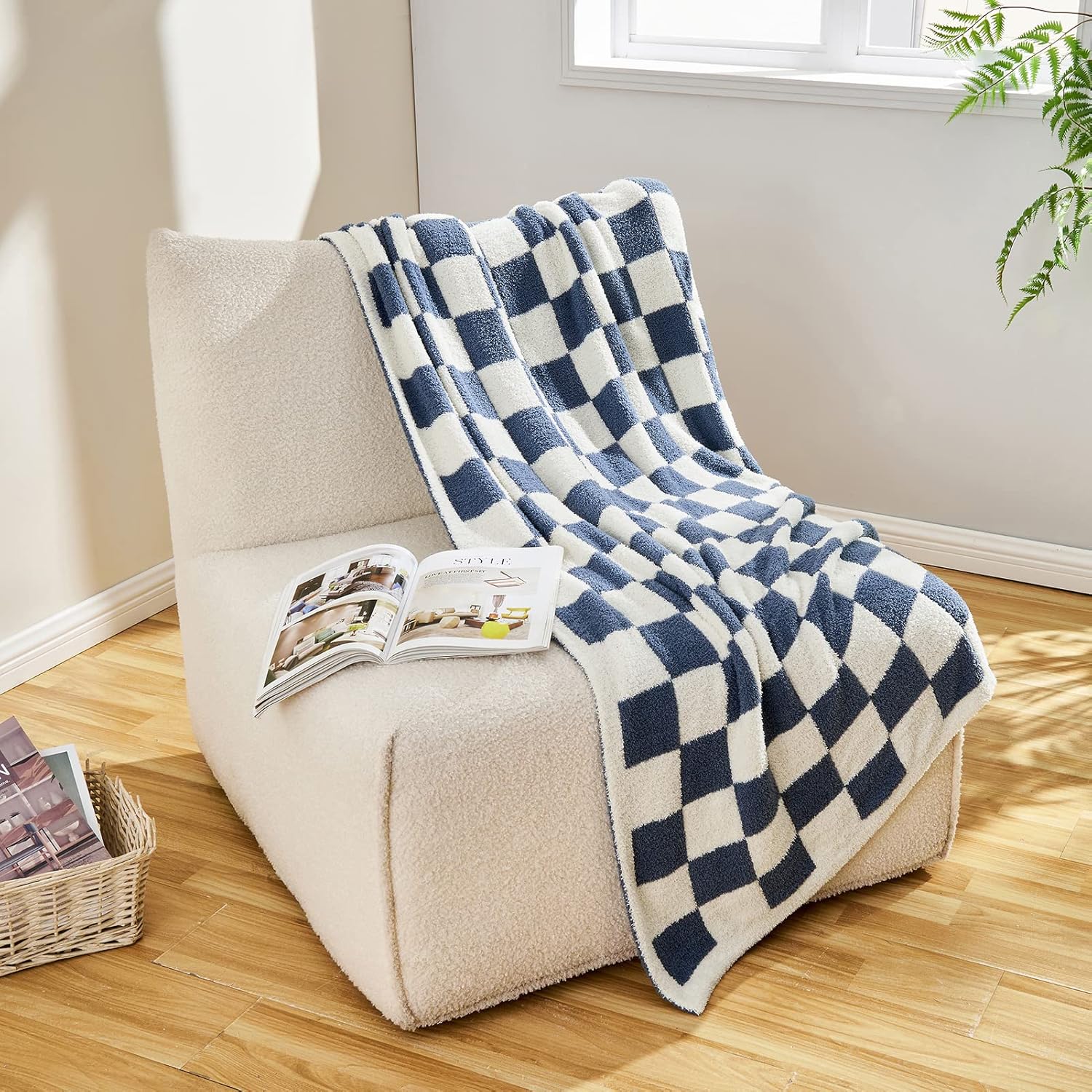 Beige Throw Pillow — 50" - View 4
