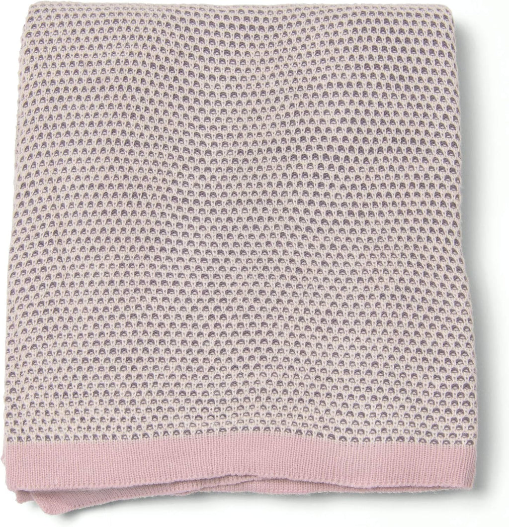 Knit Blue Throw Pillow — 50" - View 4