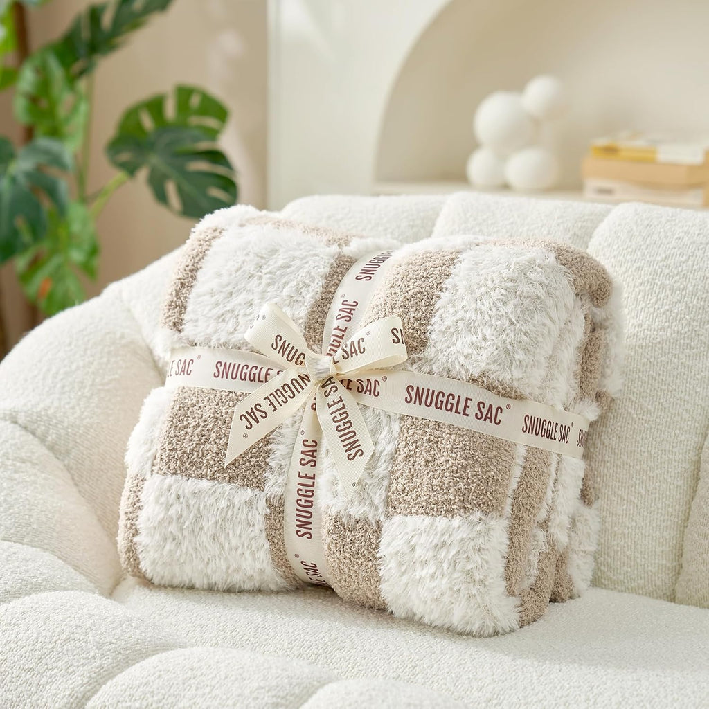 Beige Throw Pillow — 50" - View 5