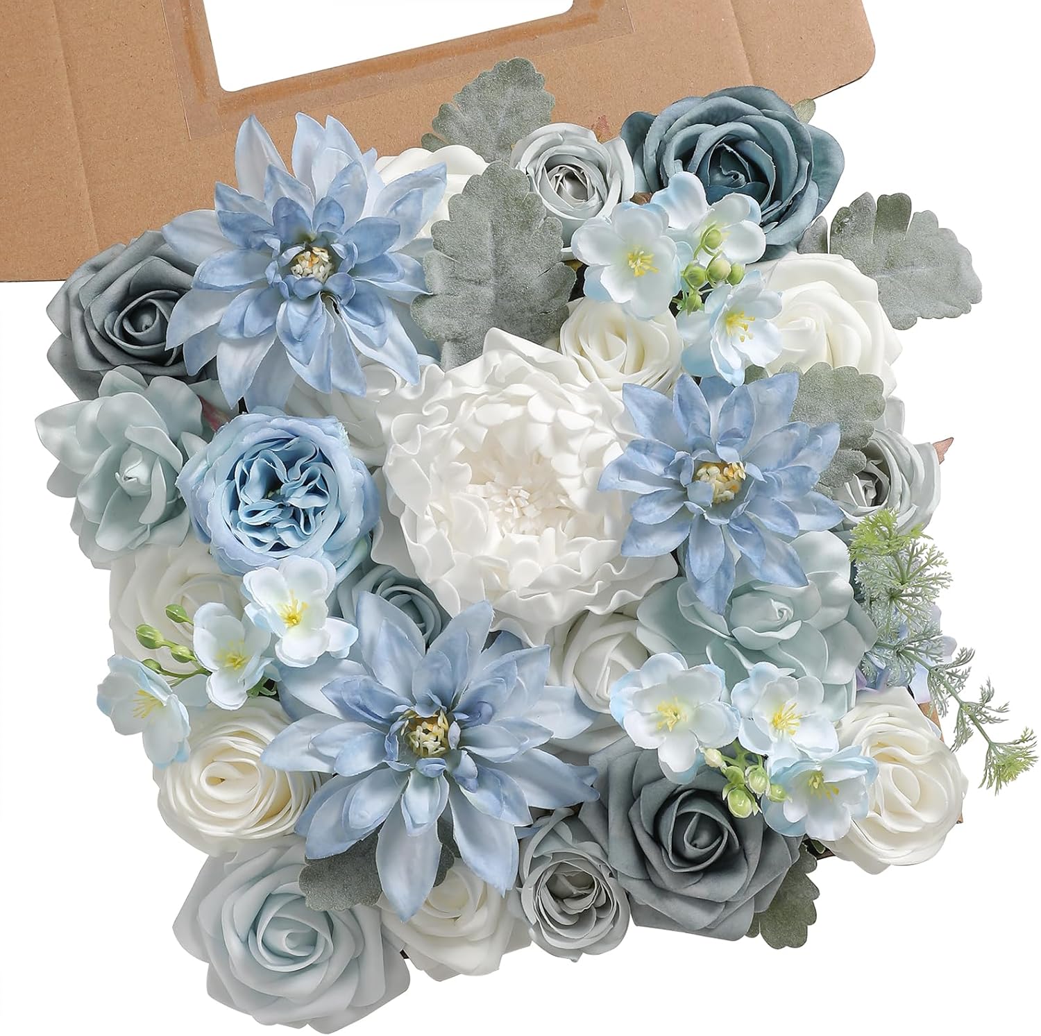 Blue Artificial Flowers — Dusty Blue