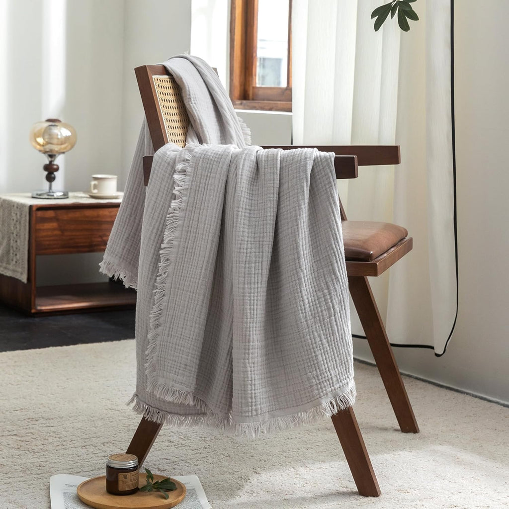 Beige Throw Pillow — 104" — Grayish