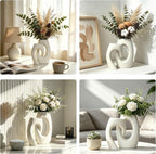 Boho Black Vase Set — Set of 2 - View 8