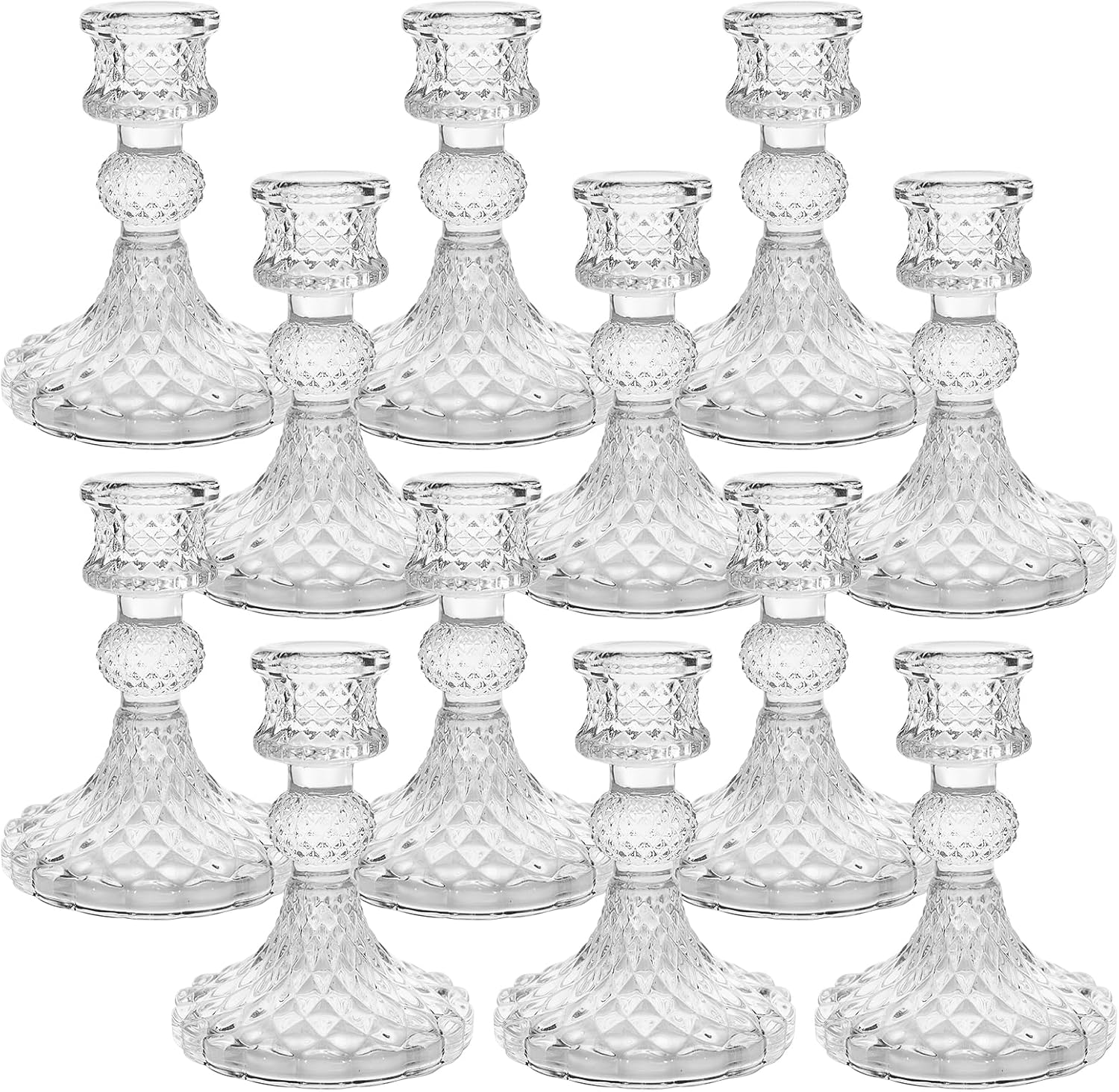 Luxe Glass Candle — 4" — Crystal