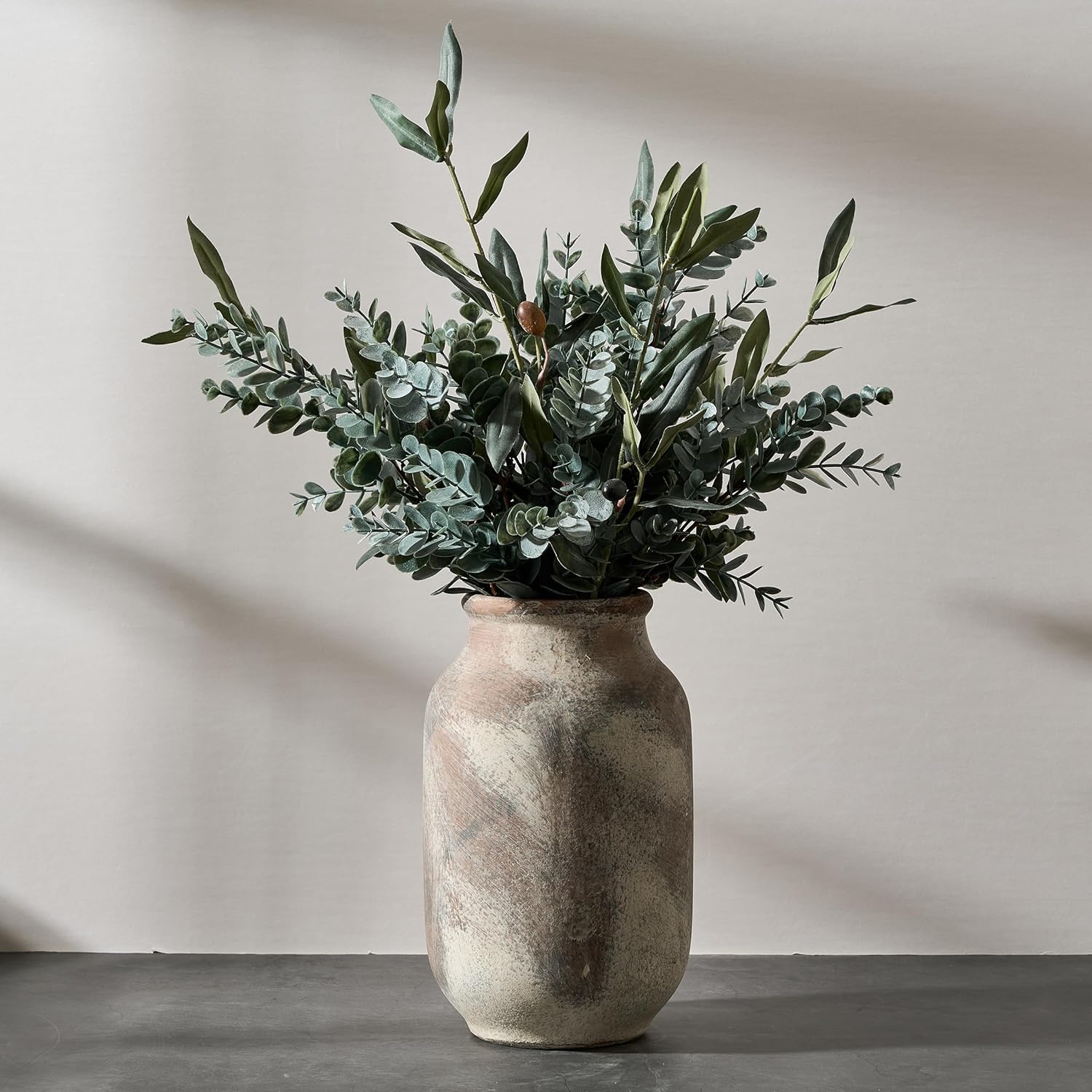 Farmhouse Beige Flower Vase — 3" — Terra-l