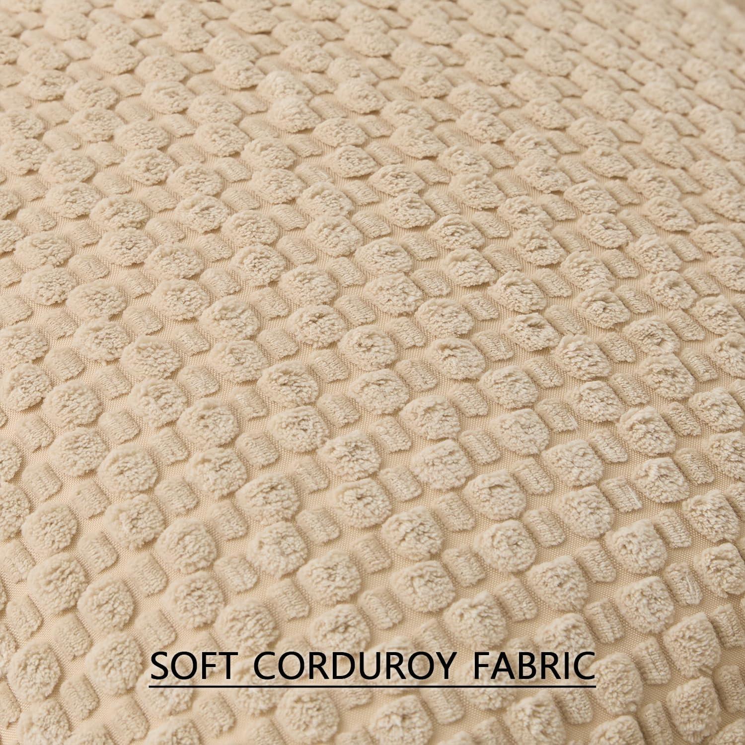 Lumbar Boho Beige Pillow Cover — 24" - View 3