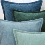 Velvet Boho Beige Throw Pillow Cover — 18" - View 5