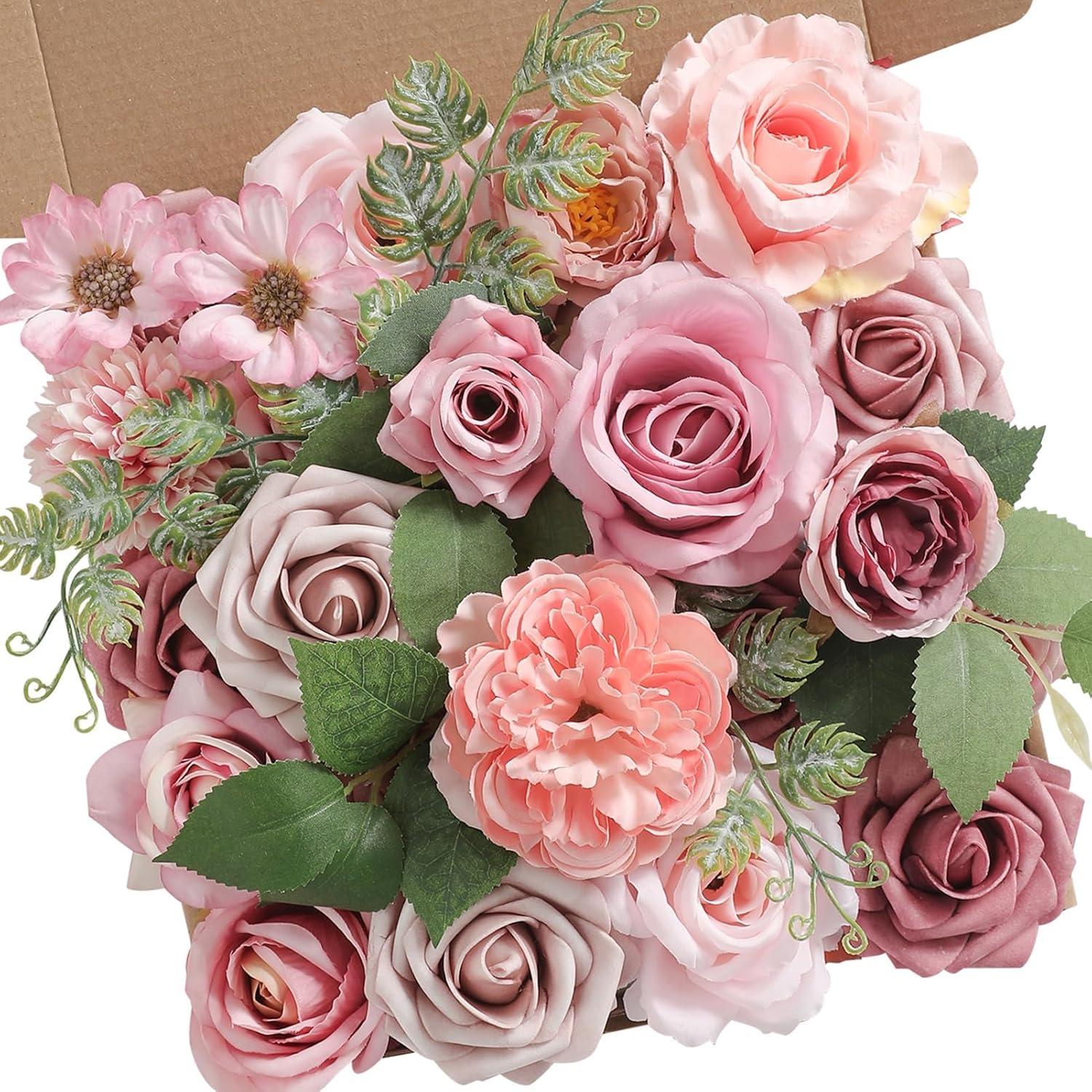 Blue Artificial Flowers — Dusty Pink