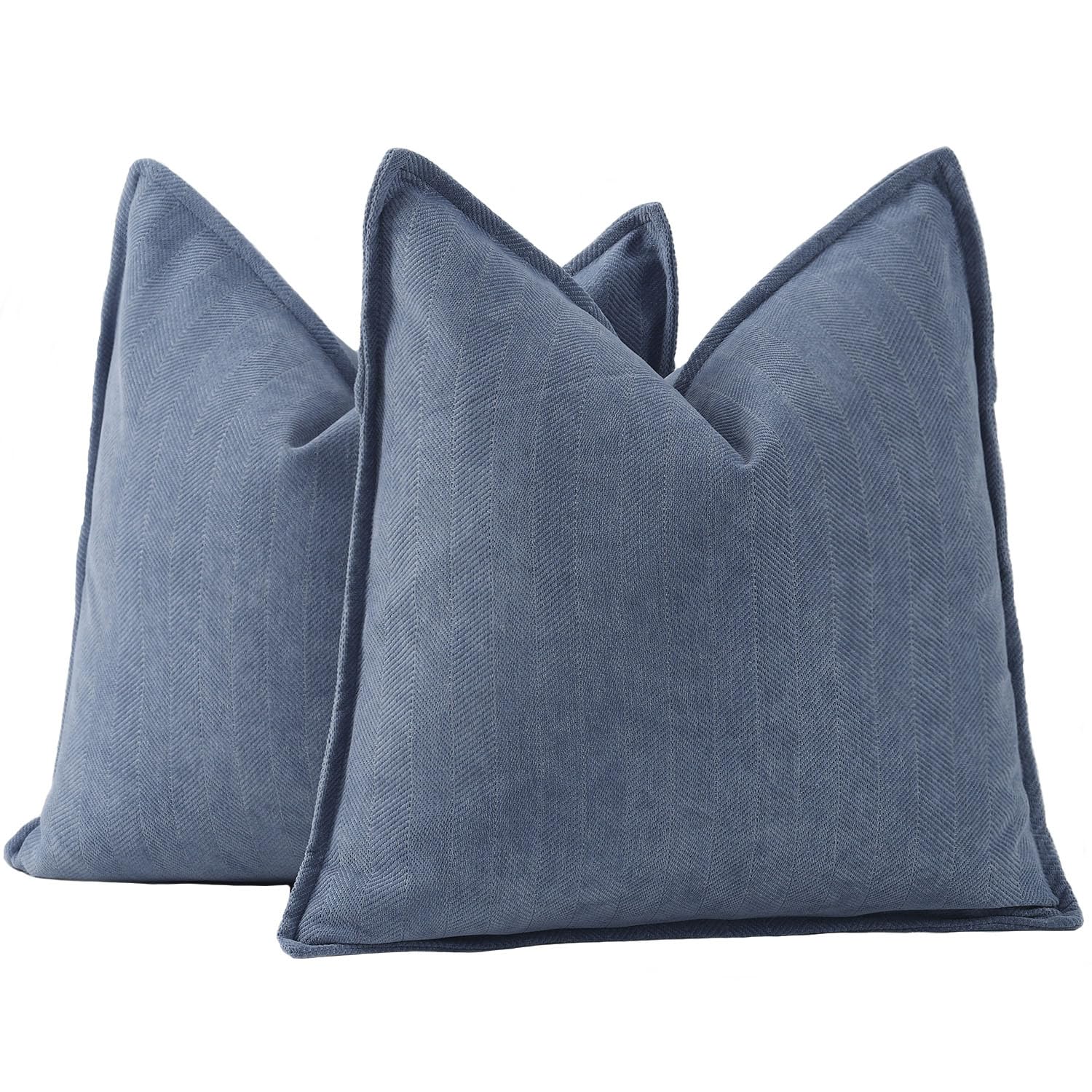 Chenille Boho Beige Throw Pillow Cover — 20"