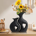 Modern Beige Flower Vase — 9.7" - View 2