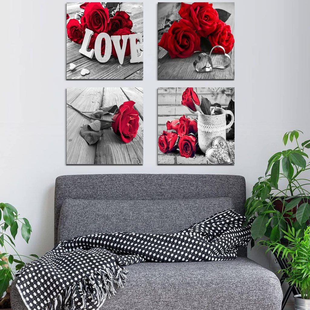 Framed Modern Blue Wall Decor — 20x20 - View 2