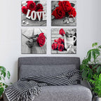 Framed Modern Blue Wall Decor — 20x20 - View 2