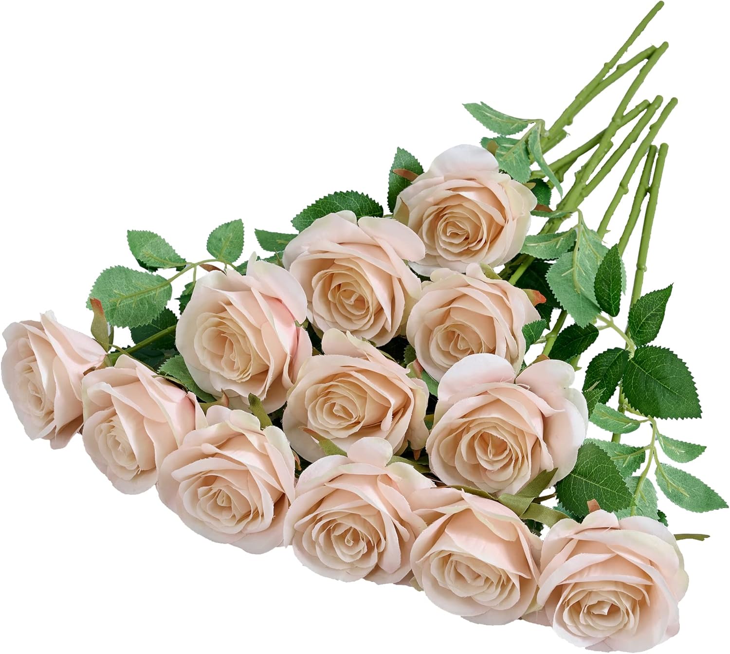 Beige Artificial Flowers — Blush Pink