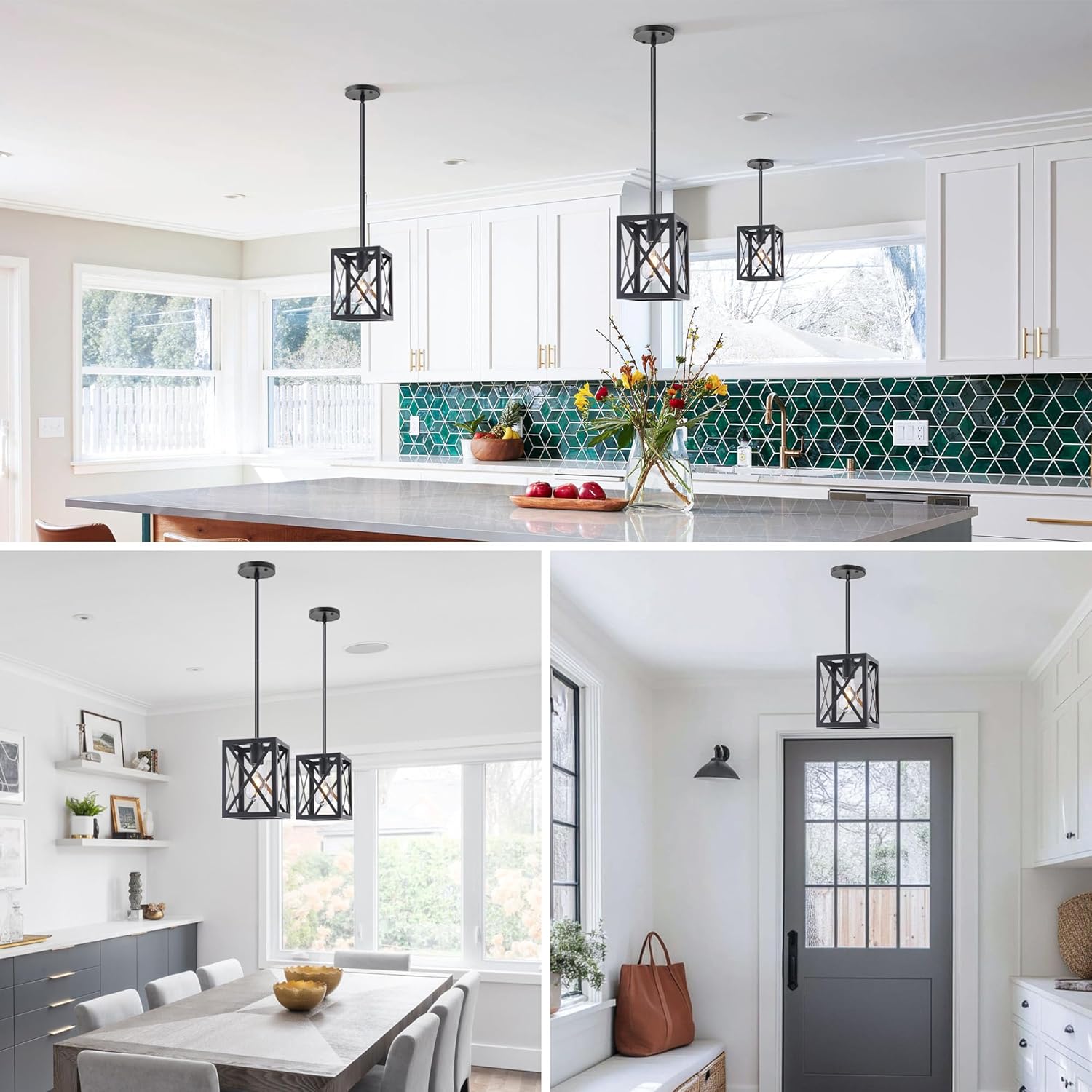 Farmhouse Metal Candle — 1-Light - View 2