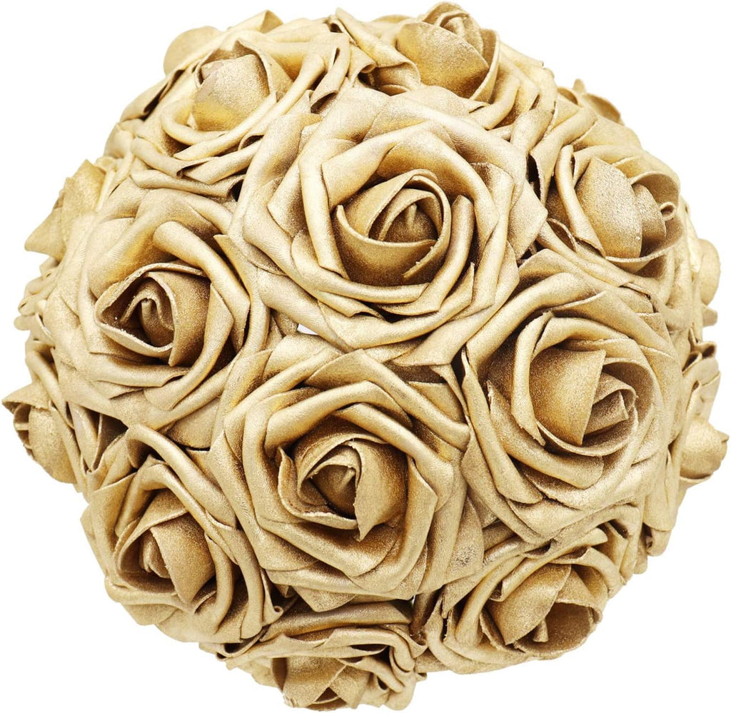 Luxe Blue Artificial Flowers — 3" - View 2