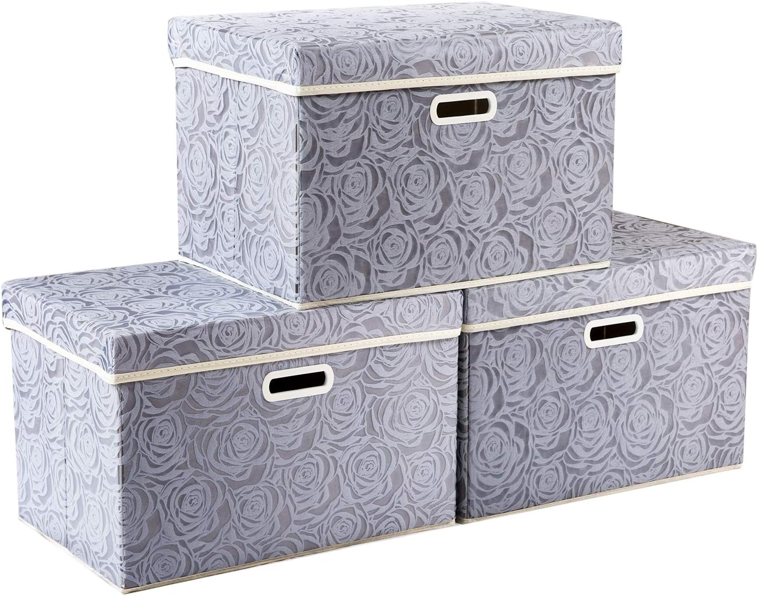 Blue Storage Bin — 8" — Gray