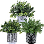 Modern Wood Artificial Plant - View 3