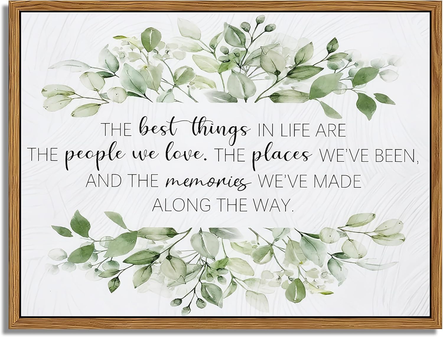 Framed Black Wall Decor — 16" — Inspirational-PS