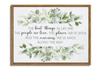 Framed Black Wall Decor — 16"