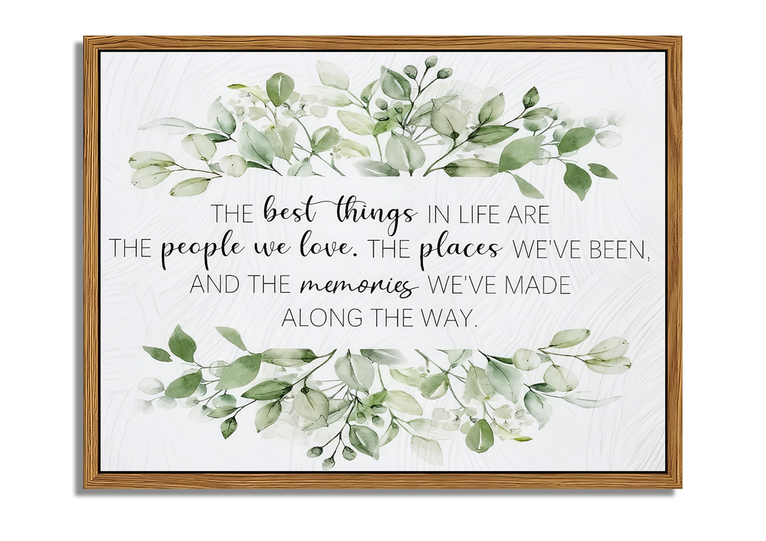 Framed Black Wall Decor — 16"