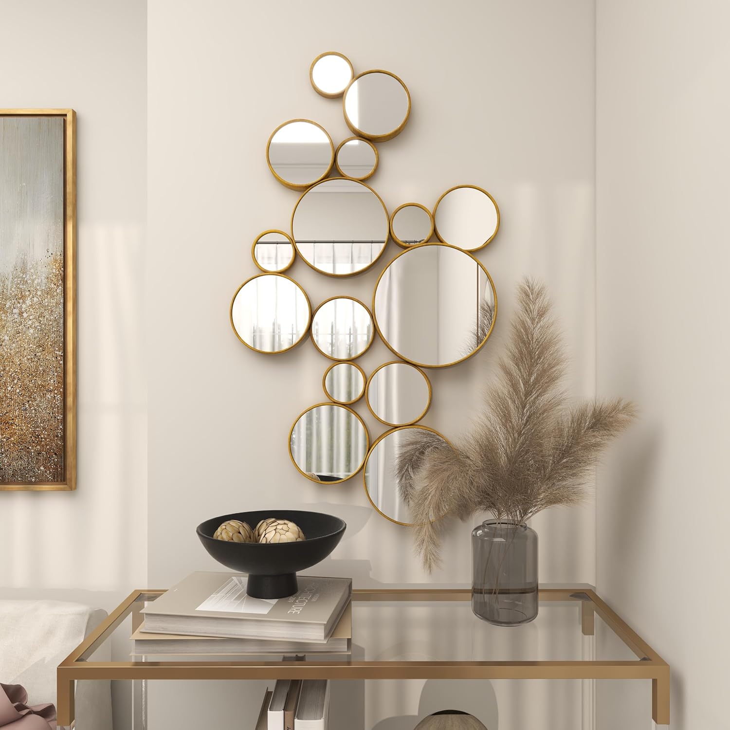 Luxe Metal Wall Mirror — 22" - View 7