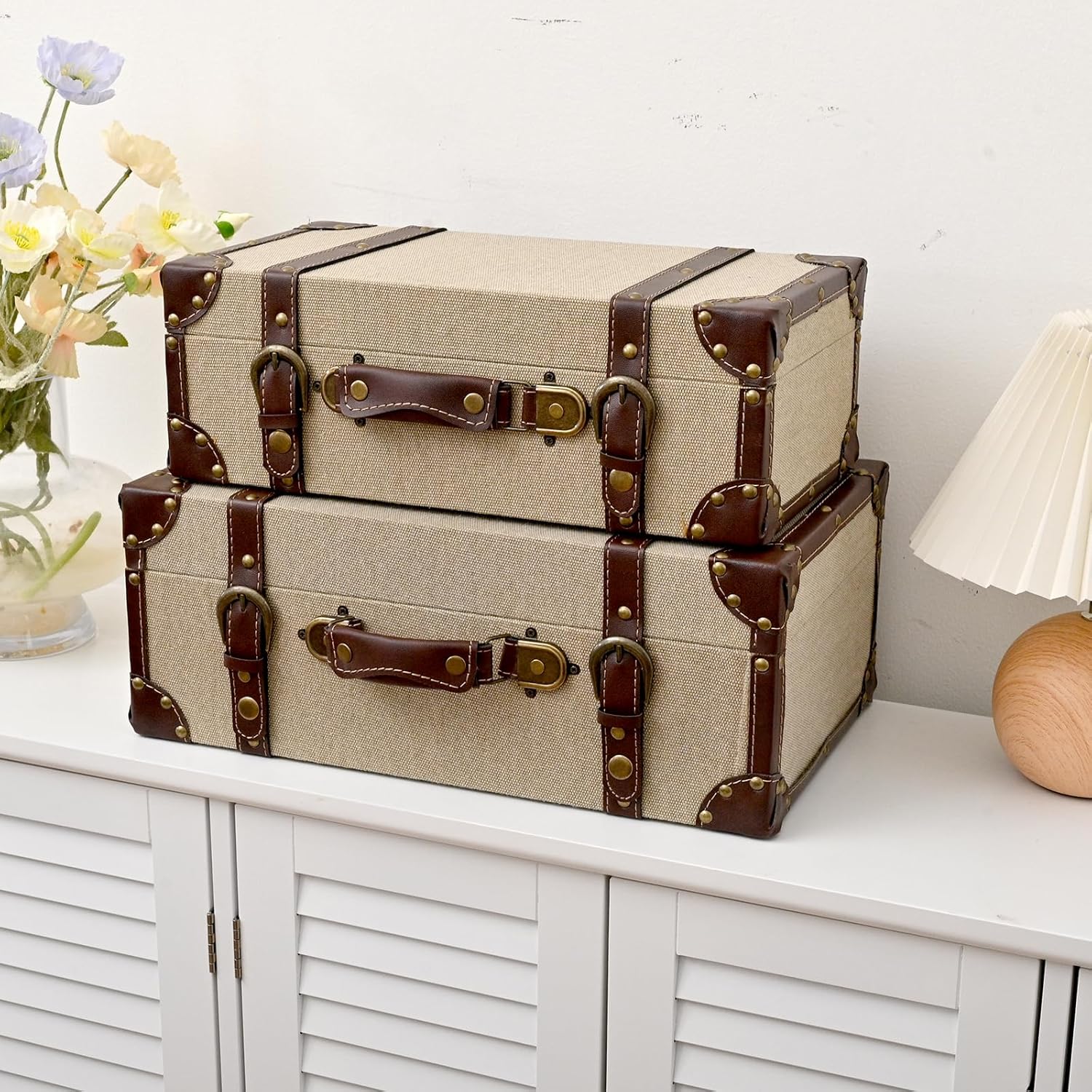 Linen Beige Home Decor — 16.54" - View 5