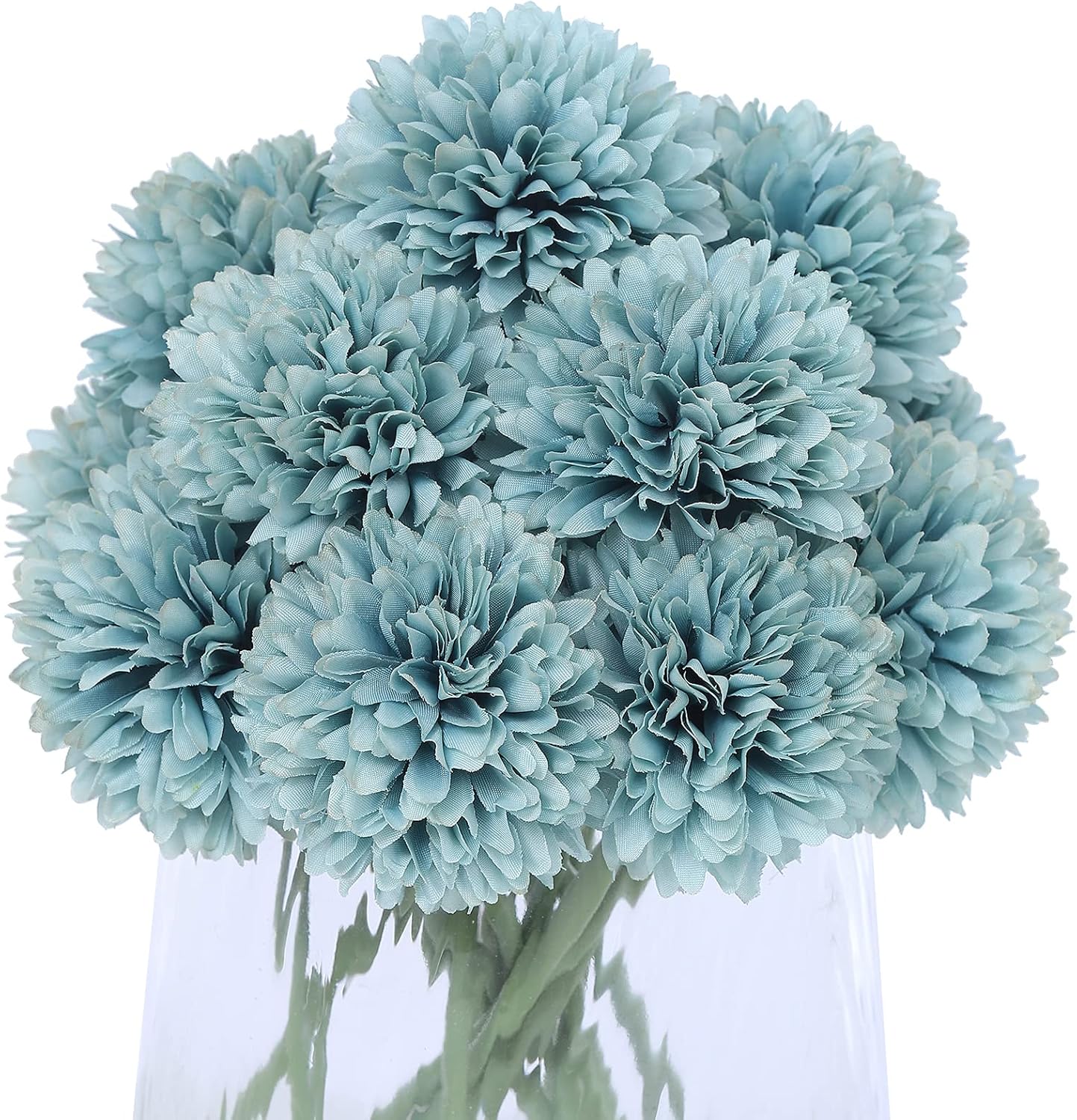 Black Artificial Flowers — Blue