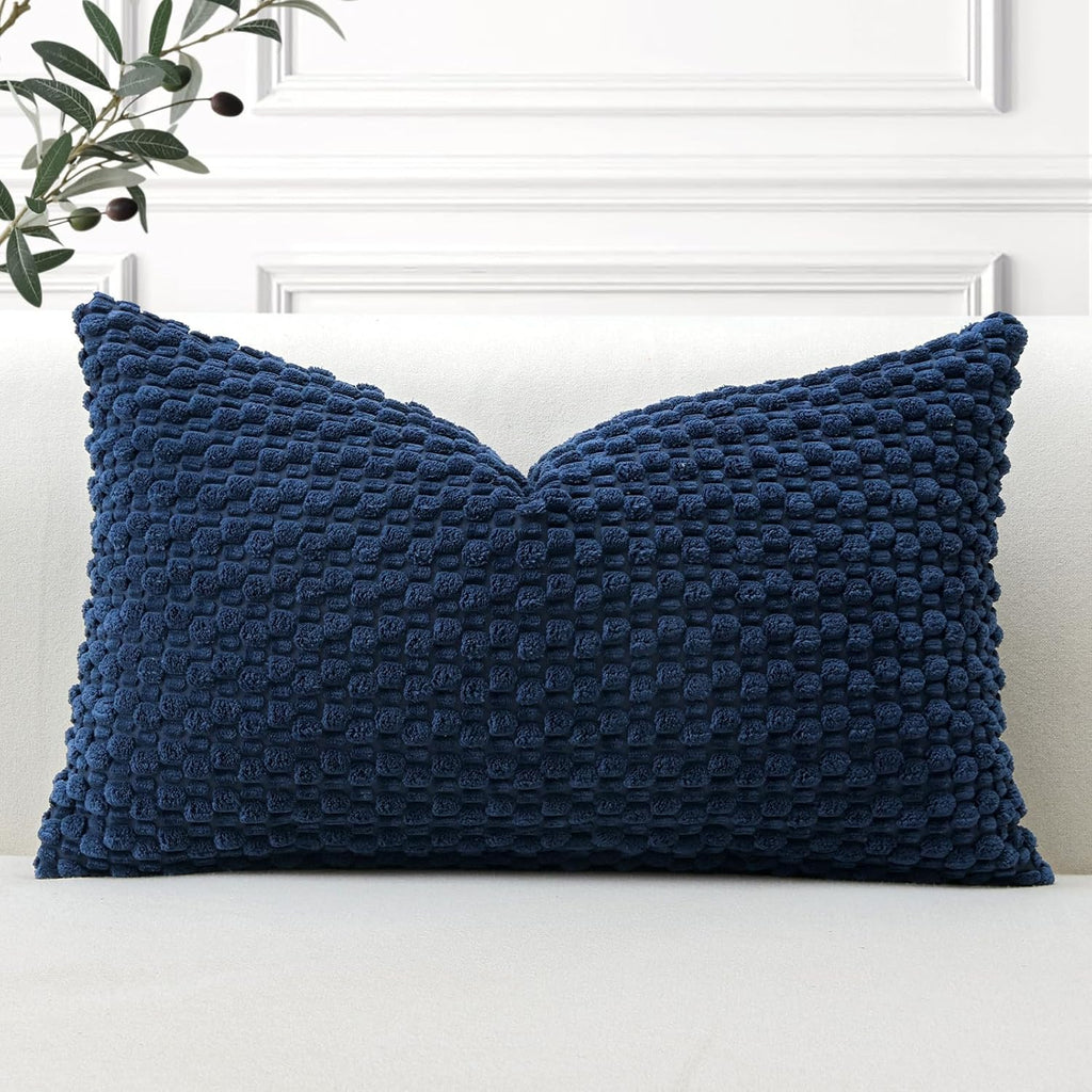 Lumbar Boho Beige Throw Pillow Cover — 24" - View 5