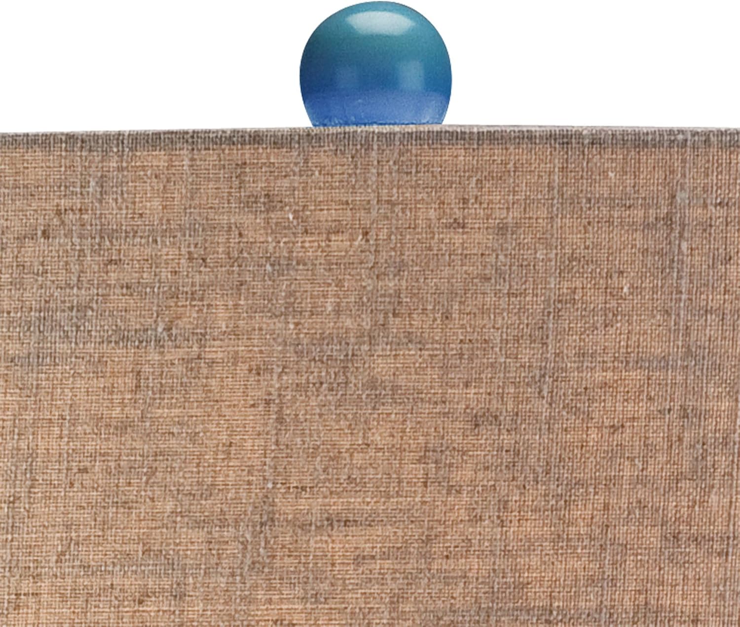 Linen Mid-Century Green Table Lamp - View 2
