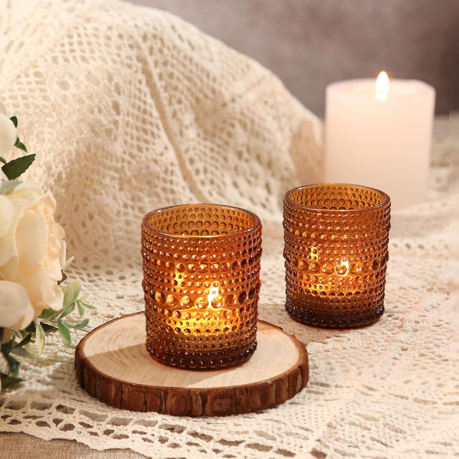 Vintage Blue Candle — 2x2 - View 4