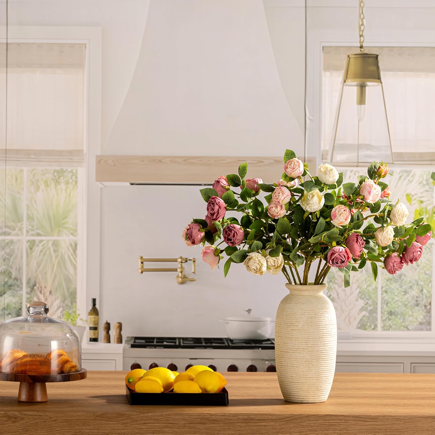 Farmhouse Black Flower Vase — 12.5" - View 3