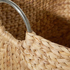 Boho Brown Woven Basket — 21" - View 5