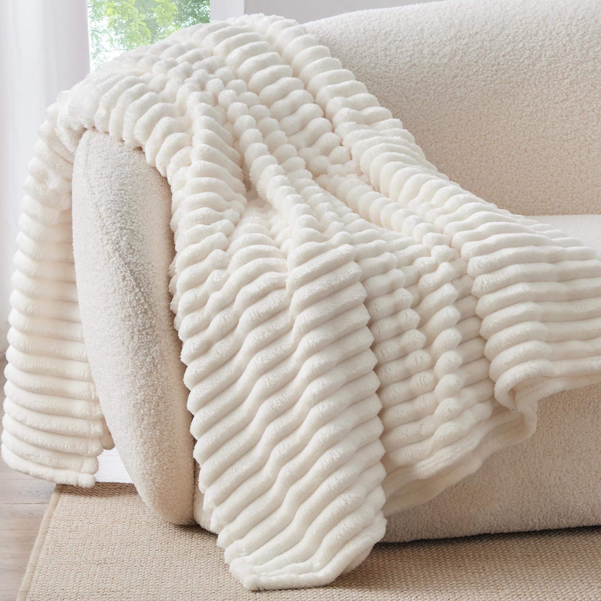 Beige Throw Pillow — 50"