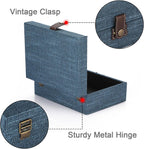 Linen Blue Storage Basket - View 4