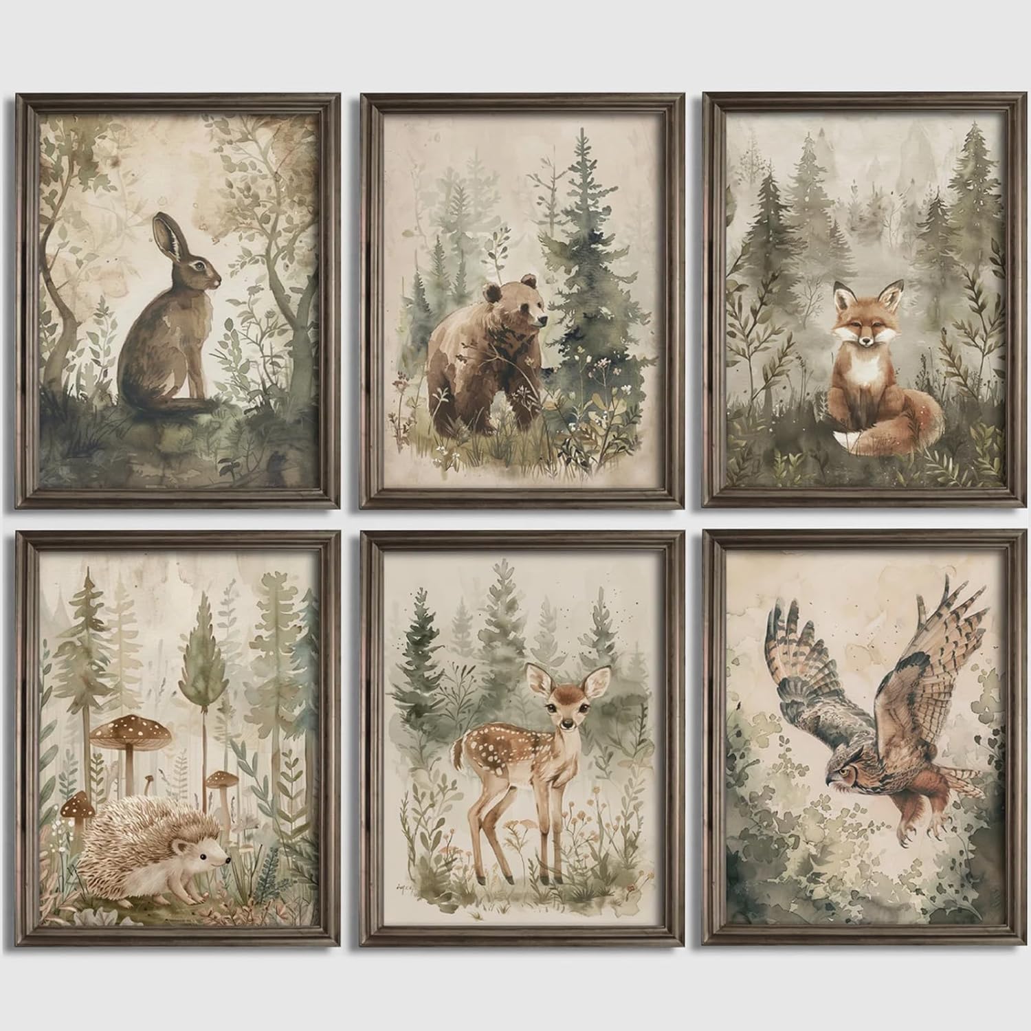 Unframed Blue Wall Decor — 16" — 12x16 Inch No Frame