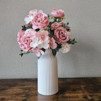 Modern Black Flower Vase - View 2