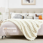 Modern Beige Throw Pillow — 50" - View 2