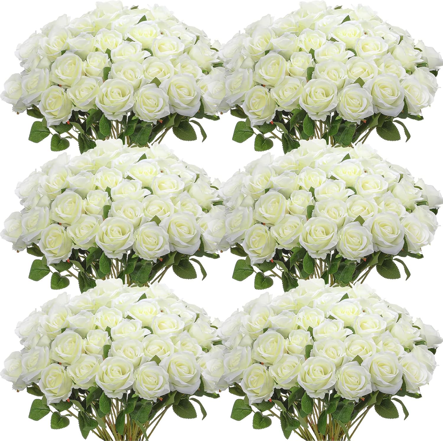 Beige Artificial Plant — White