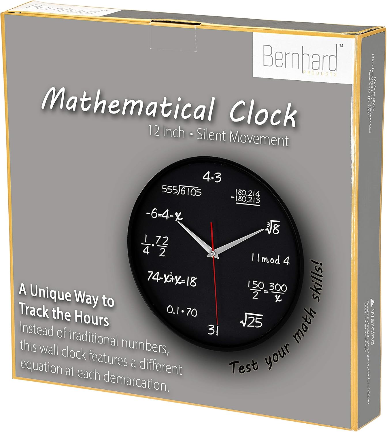Battery Operated Wall Clock — 12" - View 8