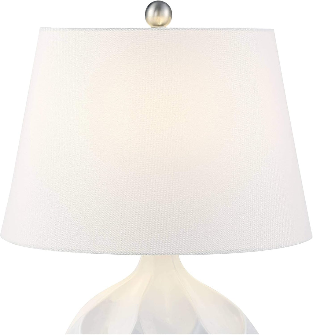 Oval Mid-Century Ceramic Table Lamp — 2" - View 8