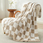 Beige Throw Pillow — 50"