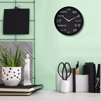Battery Operated Wall Clock — 12" - View 3
