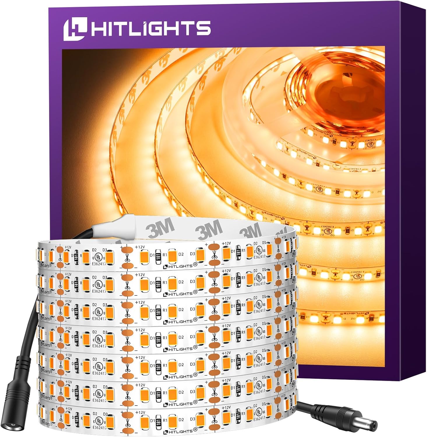 Dimmable Rattan LED Strip Lights — 2700K - 600 Leds