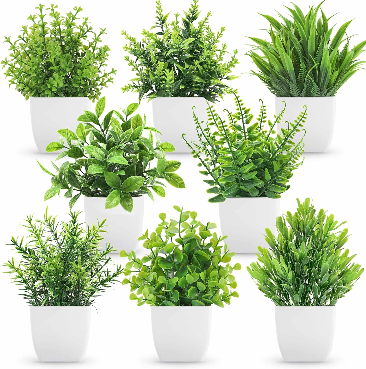 Farmhouse Green Artificial Plant — Green