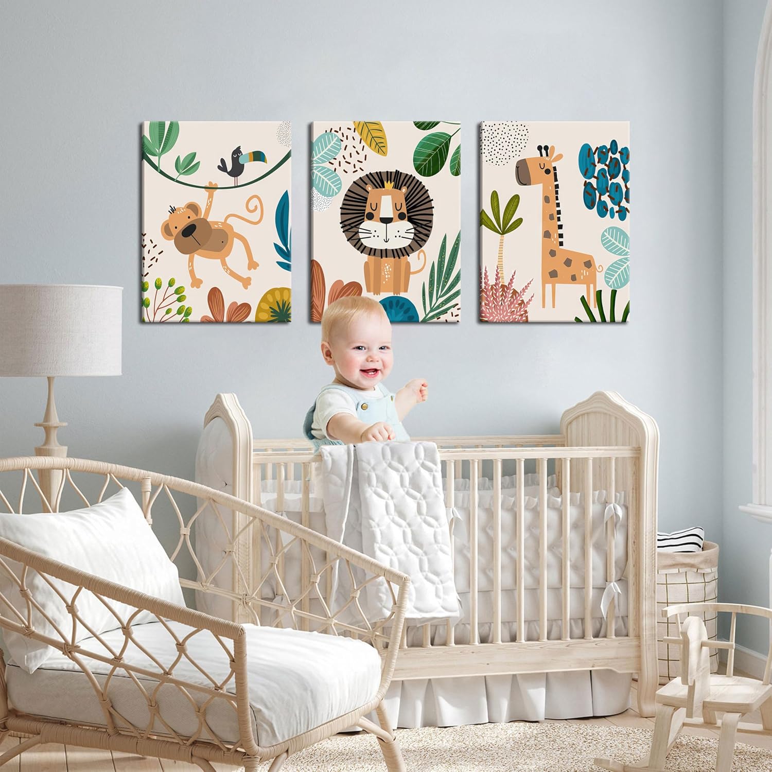 Framed Fabric Canvas Wall Art — 16" - View 5