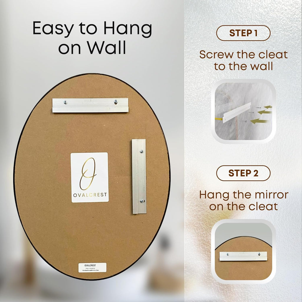 Beveled Luxe Beige Wall Mirror — 31" - View 6